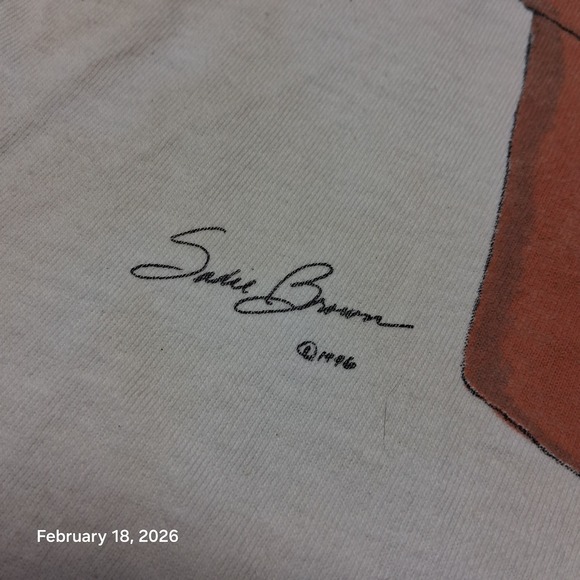 * Vintage Potted Flowers Graphic T Shirt Size XL White 90s - Picture 3 of 10